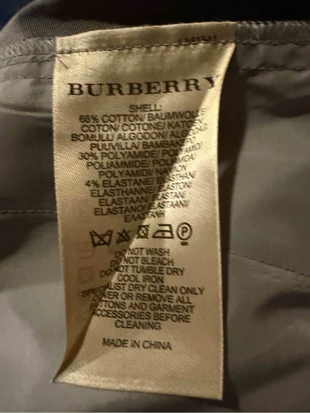 Burberry Britt Plaid Print Knee-Length Shorts in gray and white colorway - Picture 7 of 8